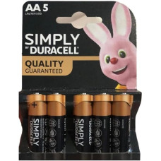 DURACELL Simply MN1500 STILO AA BL 5x20